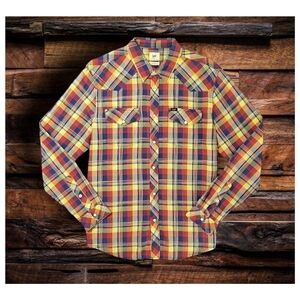 VINTAGE LEE WESTERN SHIRT- MEN'S SIZE XLARGE